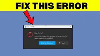 How to Fix Roblox Studio Login Failed (Step by Step)