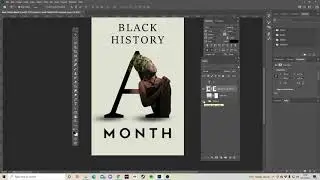 Making a Black History Month poster in Adobe Photoshop