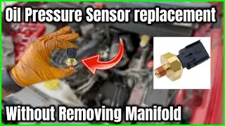 How to replace oil pressure sensor p0520