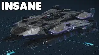 How I Built the MOST INSANE Ship in Starfield...