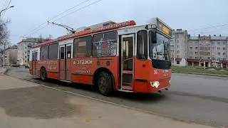 Костромской троллейбус, маршрут №2 (ж/д Вокзал - Троллейбусное депо)