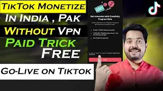 Tiktok monetization 2024 in pakistan | tiktok live setting | tiktok uk account in pakistan