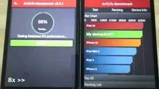 iPad mini 1 vs iPad mini 2 Retina - Benchmark comparison