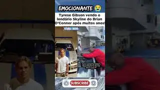 TYRESE GIBSON VENDO O LENDÁRIO SKYLINE DE BRIAN O'CONNER (PAUL WALKER) #shorts #velozesefuriosos