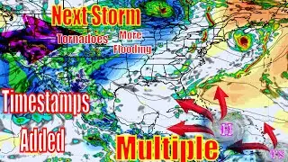 A Hurricane Is Potentially Forming, Multiple Tropical Waves Coming!