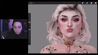 🕊️ ASMR | Procreate & Chill // Shadows & Highlights on an Avatar Portrait [soft spoken]