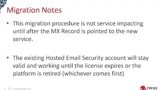 Migrating to Trend Micro Email Security