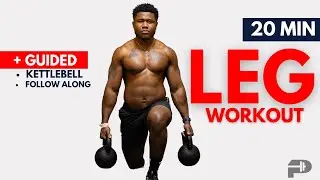 20 Min Kettlebell LEG Workout WITH INSTRUCTIONS | No Repeat