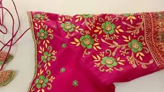 latest #trending#aari work #thread blouse