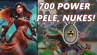 700 POWER PELE DROPS NUKES ON HER ENEMIES! - Season 10 Masters Ranked 1v1 Duel - SMITE
