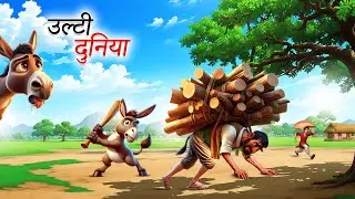 उल्टी दुनिया | Ulti Duniya | Hindi Story | Funny stories | Moral Story
