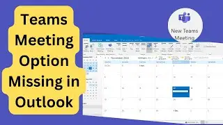 Teams Meeting option missing in outlook | How to add Teams missing on outlook 2016