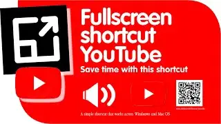 Shortcut key to Play Youtube Videos in Full Screen, Youtube Shortcut