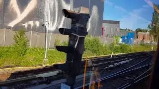 Bit of rail buckling on the metro