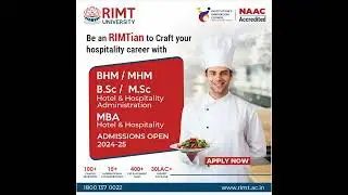 RIMT University: Elevate Your Hospitality Career!