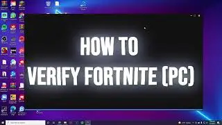 How to Verify Fortnite on PC (fix Fortnite not launching) Chapter 4