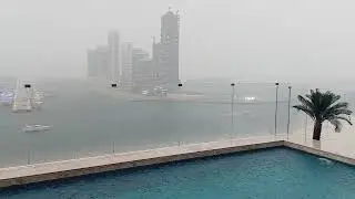 in dubai rain video 2023, Dubai rain amazing weather beautiful view, rain today in dubai
