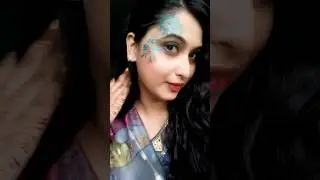 I try viral plastic bag flower makeup hack 🖌️🤩|#ytshorts #shorts #smritisingh_ul3no
