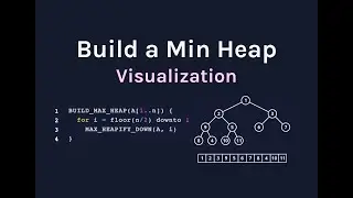 Build a Min Heap/Priority Queue (code visualization)