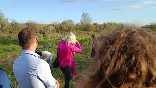 Anna & Christian's Wedding in Liberland. October 2023. The bouquet toss.
