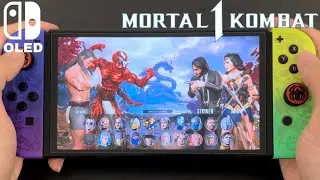 Mortal Kombat 1 - Wonder Woman vs Liu Kang | Nintendo Switch Oled Gameplay
