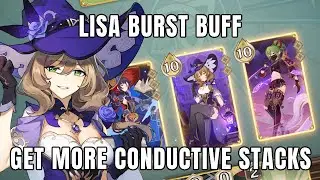 New Lisa Buff Helps Apply More Conductive Stacks! | Genshin TCG