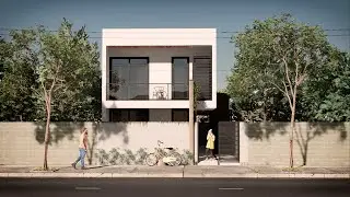 Sample House  |  Exterior Rendering  |  D5 Render 1.9.0