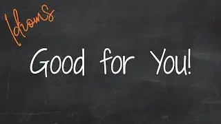 Good For You! Идиомы 