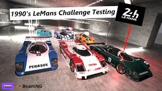 1990's LeMans Challenge Testing Viewer Made Cars.