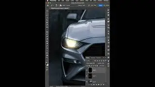 How to Turn on Car Lights in Photoshop 2023 l Lens Flare Photoshop Manipulation 