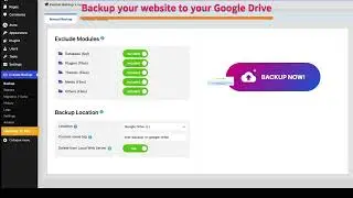 Backup Your WordPress Website in Google Drive & Roll Back in just one Click - Everest Backup Plugin