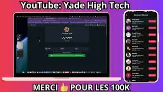 Merci pour les 100K sur Tiktok Yade high Tech