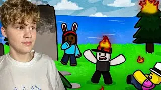 СПАСАЮСЬ ОТ СТИХИЙНЫХ БЕДСТВИЙ В ROBLOX!
