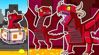 I Survived 100 DAYS as a DEVIL DRAGON in HARDCORE Minecraft!