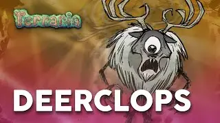 NEW TERRARIA BOSS - DEERCLOPS - How To Summon + All Drops