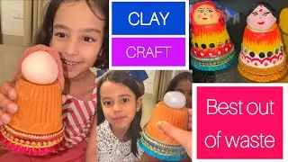 Kulhad Clay FUN 🎨 #craft #shorts #trending #art #kids