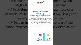 Difference Between MQL & SQL | 