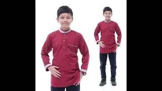 Baju Koko Kurta Anak Remaja Lengan Panjang Elegan Terlaris Ramadhan 2022 By. Santri Pexal