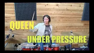Queen - Under Pressure (Drum cover by Милана Сабаралеева)