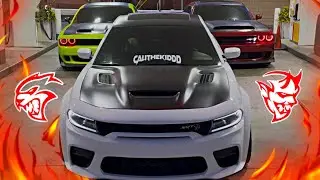2 HELLCATS + A DEMON TERRORIZING LOS ANGELES NIGHTTIME POV  DRIVE