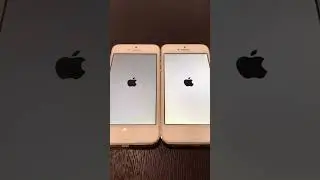 iPhone 5 on iOS 8 vs iOS 10 boot up test 