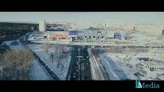 Реклама на медиафасаде в Челябинске, улица Труда, дом 203 