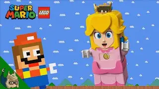 Mario vs the LEGO Peach Maze (Mario Cartoon Movie ANIMATION)