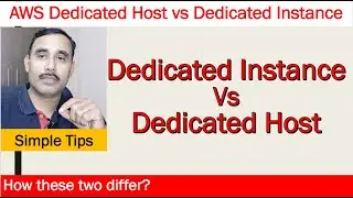 AWS Dedicated Host vs Dedicated Instance