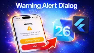 iOS 26 Warning Alert Dialog in Flutter | 