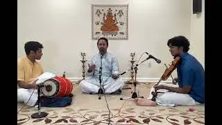 Vignesh Subramanian - Bhargav Tumkur - Srikar Chittari (Recital for Sangeeta Satsanga)