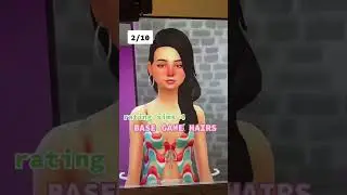 Rating Sims 4 BASE GAME HAIRS 🌟 
