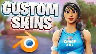 HOW TO GET CUSTOM SKINS IN BLENDER (FORTNITE)