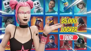 $5000 Fortnite Locker Tour And Showcase!