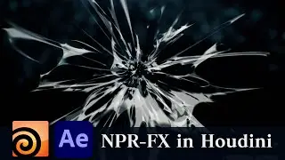 Anime Style NPR effects and breakdowns created in Houdini.